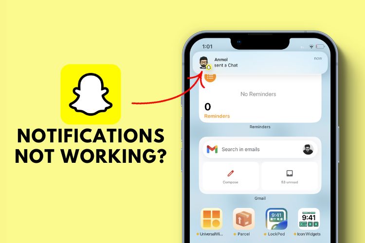 how to fix snapchat notification not working issue