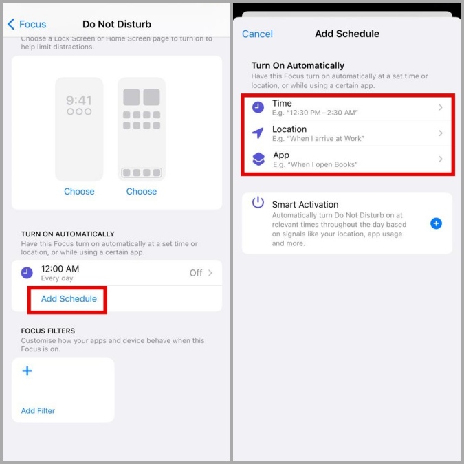 Configure DND to Turn On Automatically on iPhone