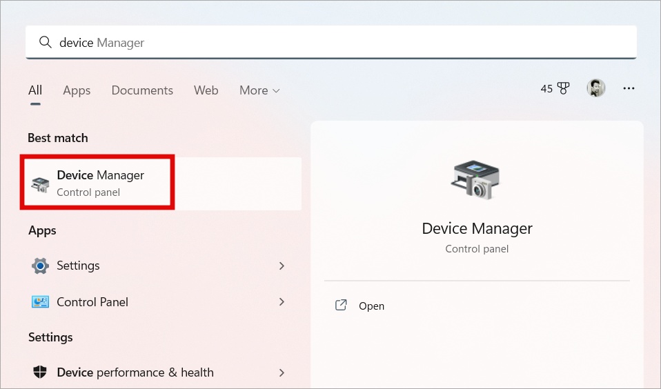 device manager on windows